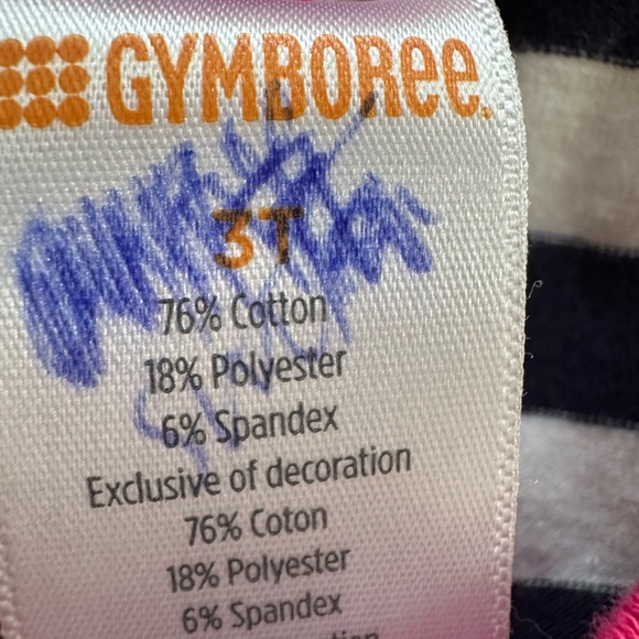 🐶  Gymboree and Okie Dokie girls 3T tee shirt bundle pink dog adorbs long sleeve - Picture 10 of 10